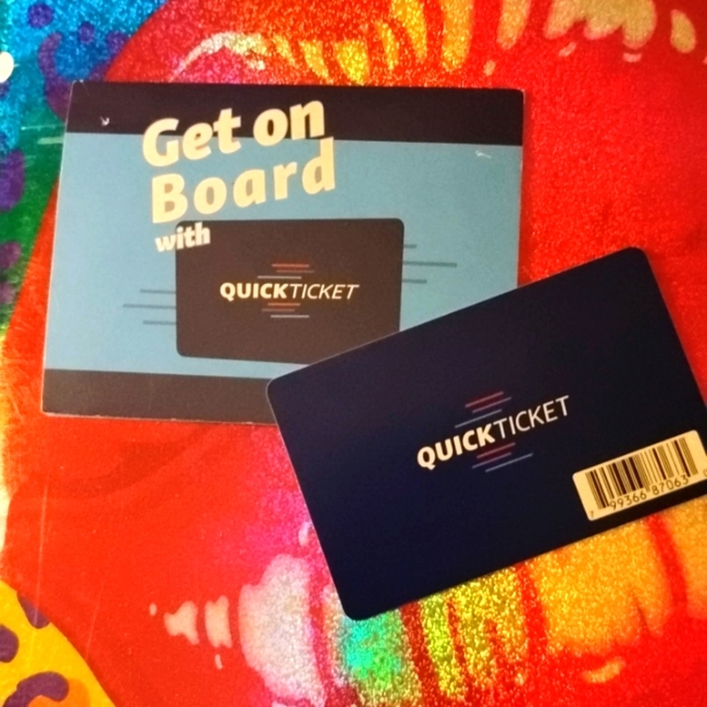 Reloadable Quick Ticket Card